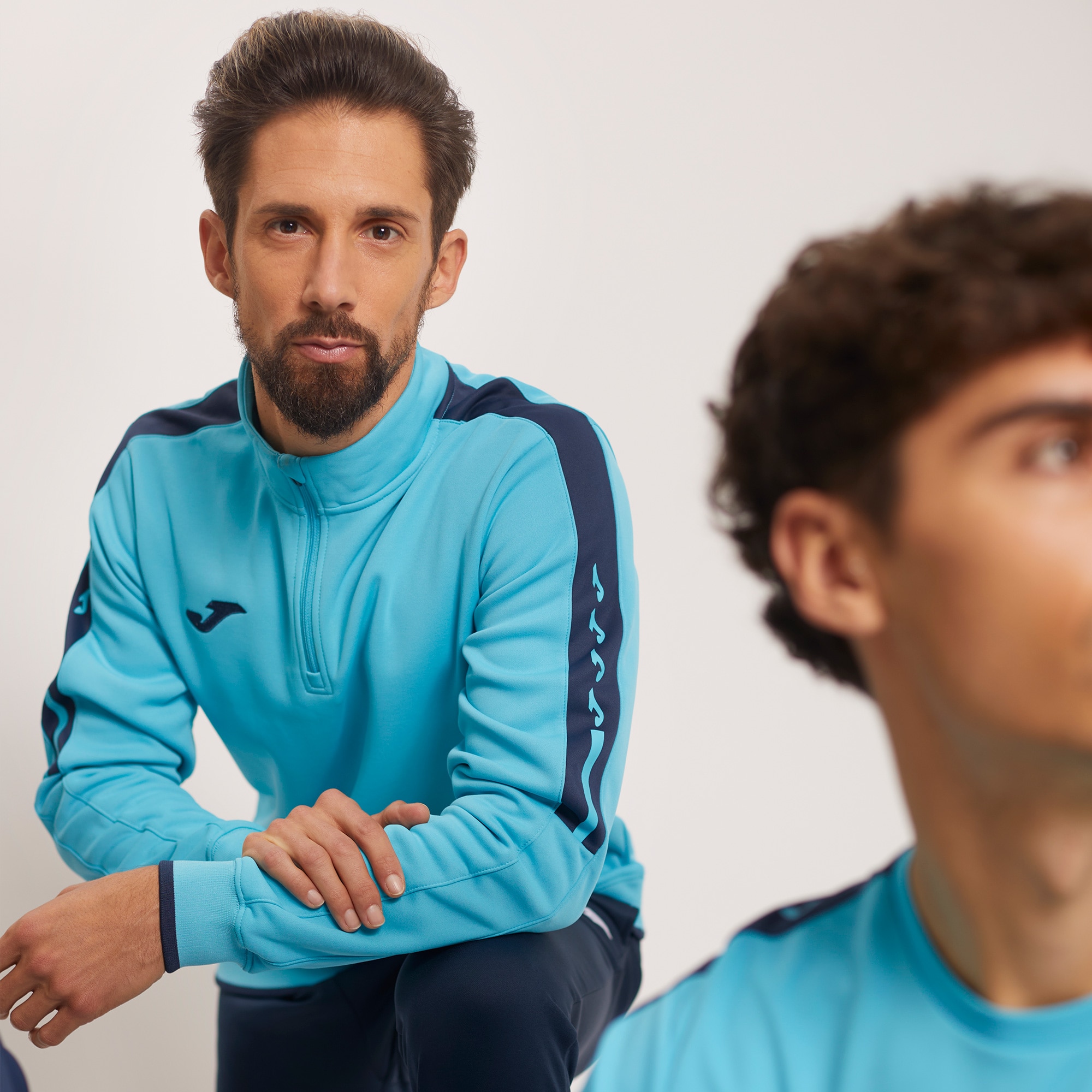 Sudadera fútbol de niños Olimpiada Joma - Turquesa Turquesa-2