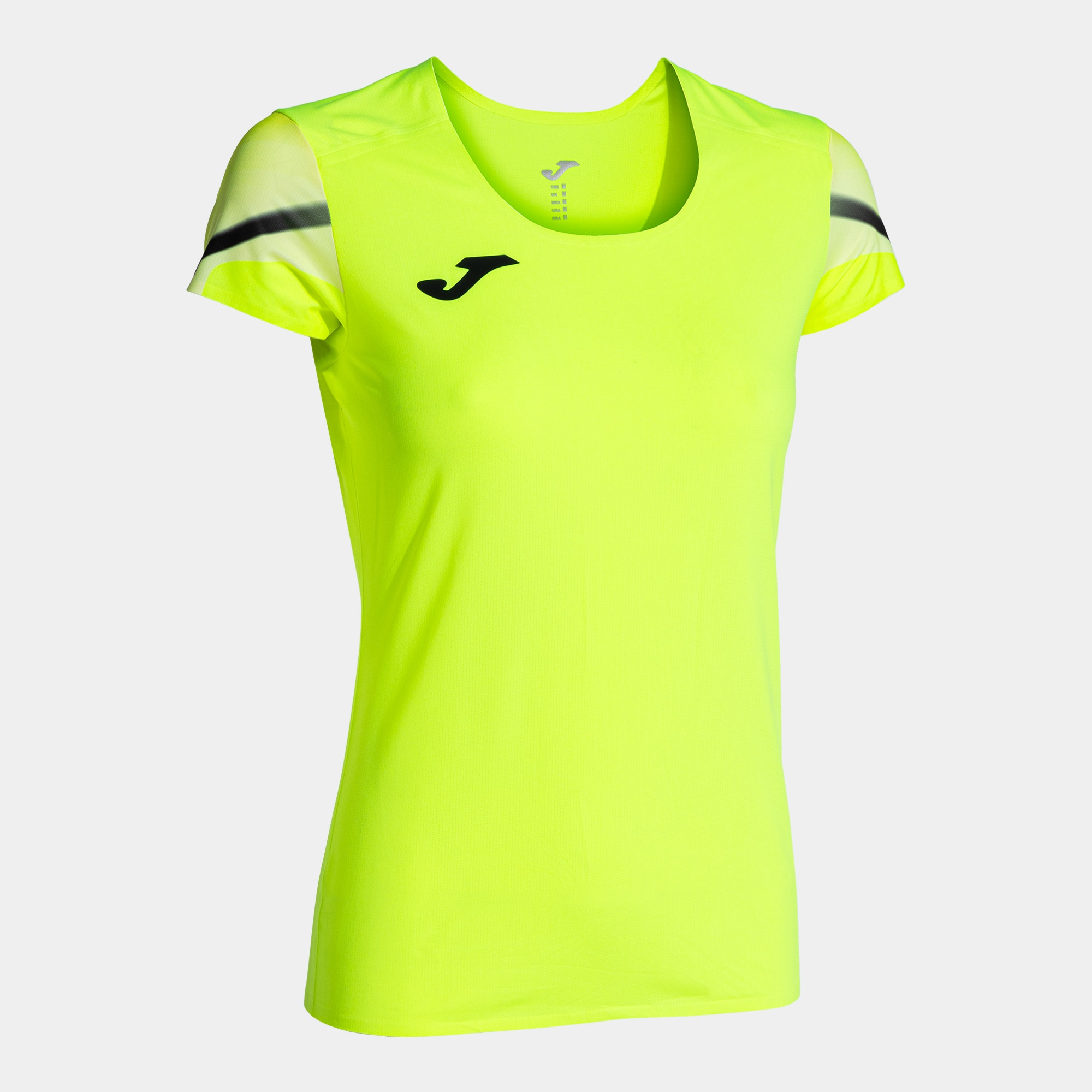 Imagen 0 de Camiseta manga corta running de mujer Elite xi Joma Amarillo Flúor