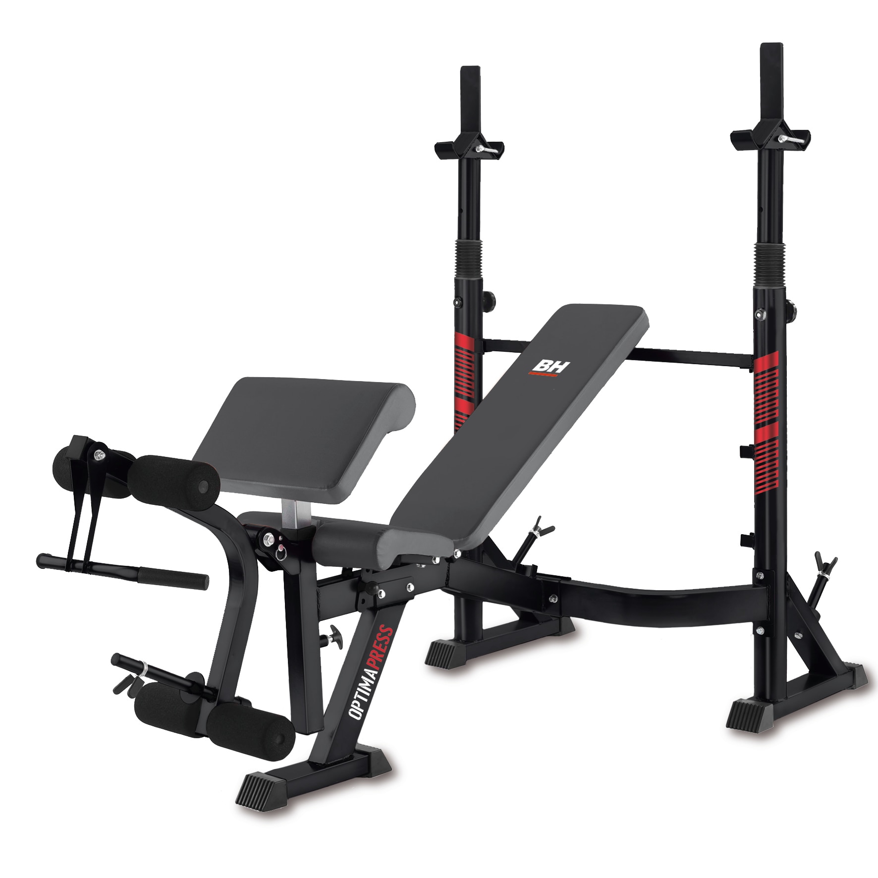 BH Fitness - Banco multiposición G330B Optima Press con envío gratis, montaje profesional opcional con cargo.