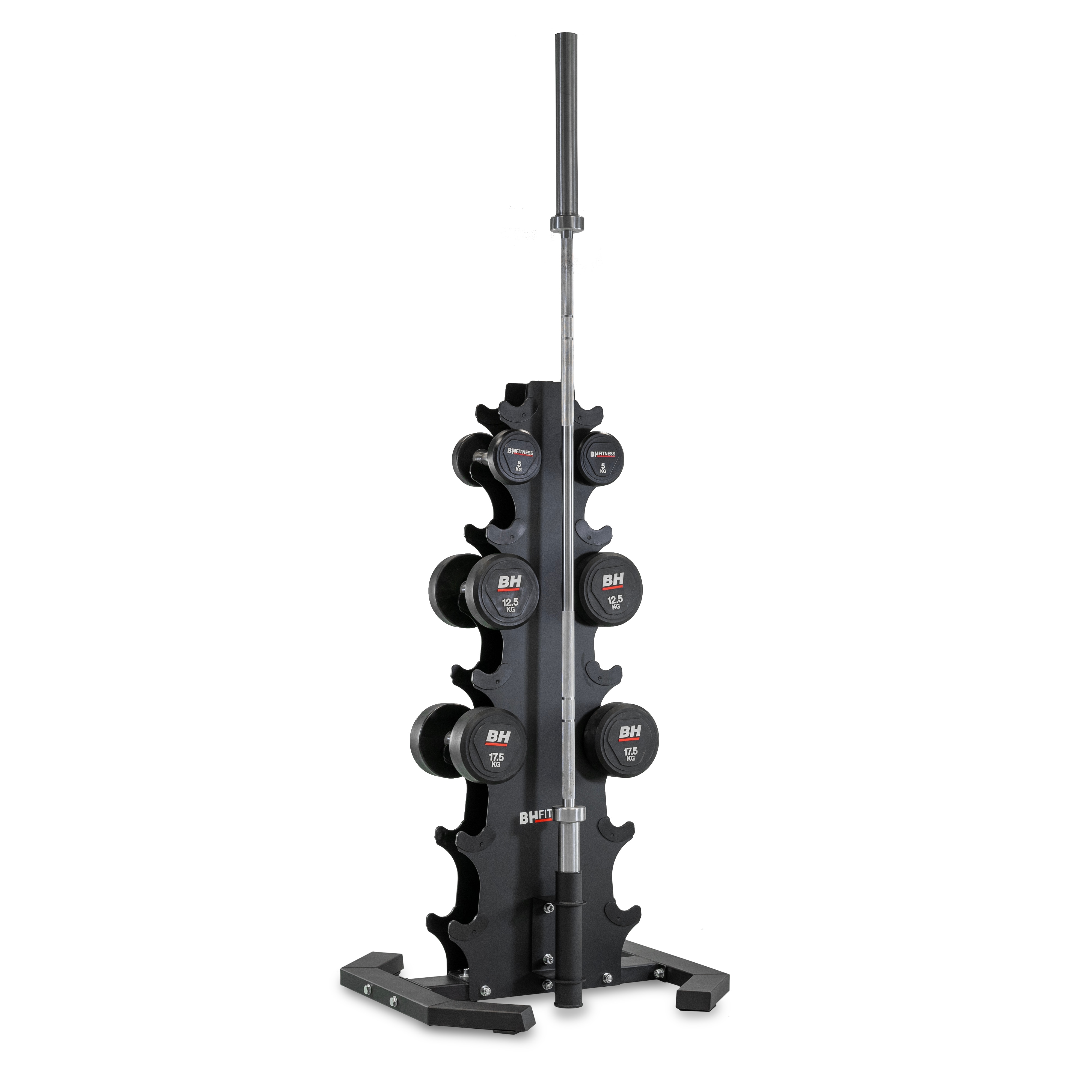 Imagen 3 de Mancuernero DUMBBELL RACK semi-profesional BH Fitness con envío gratis, montaje profesional opcional con cargo