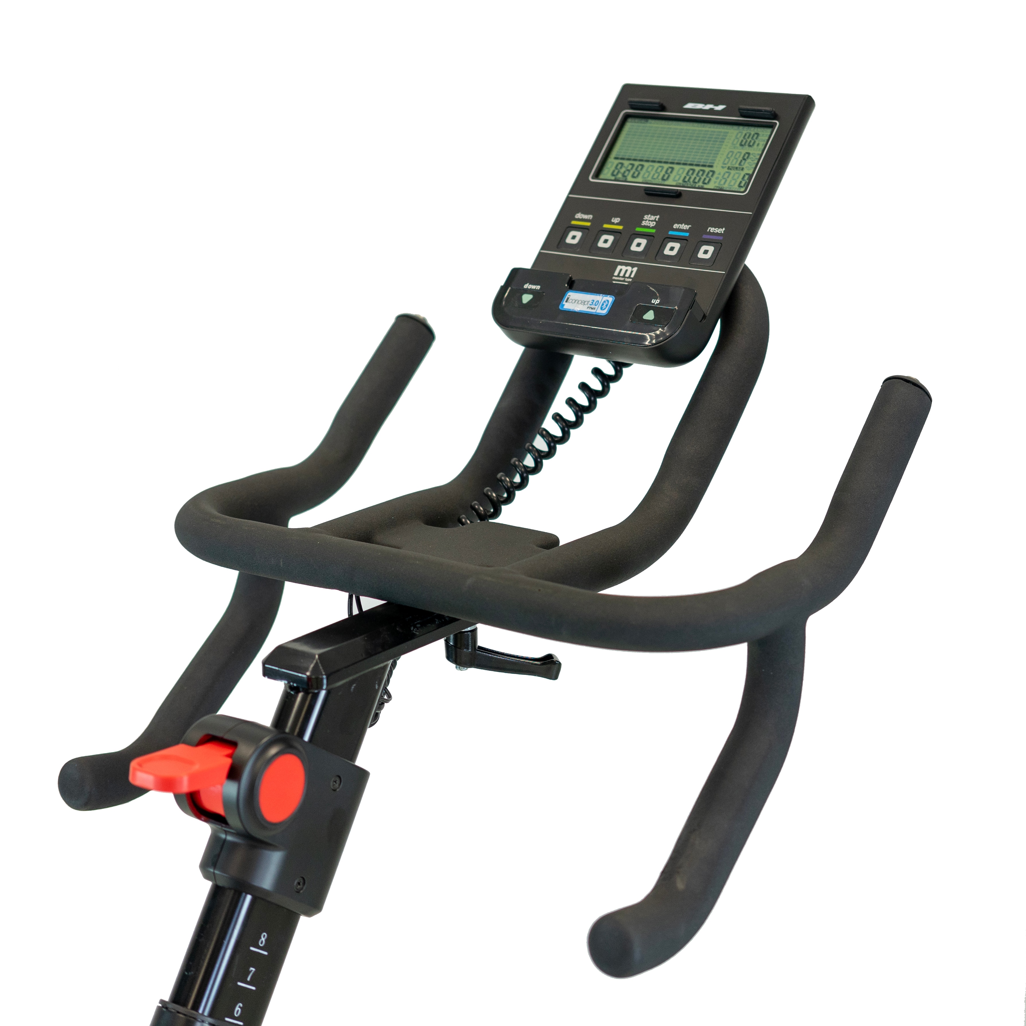 Bicicleta indoor H9340S XCALIBUR SILVER con envío gratis, montaje profesional opcional con cargo - Negro Negro-2