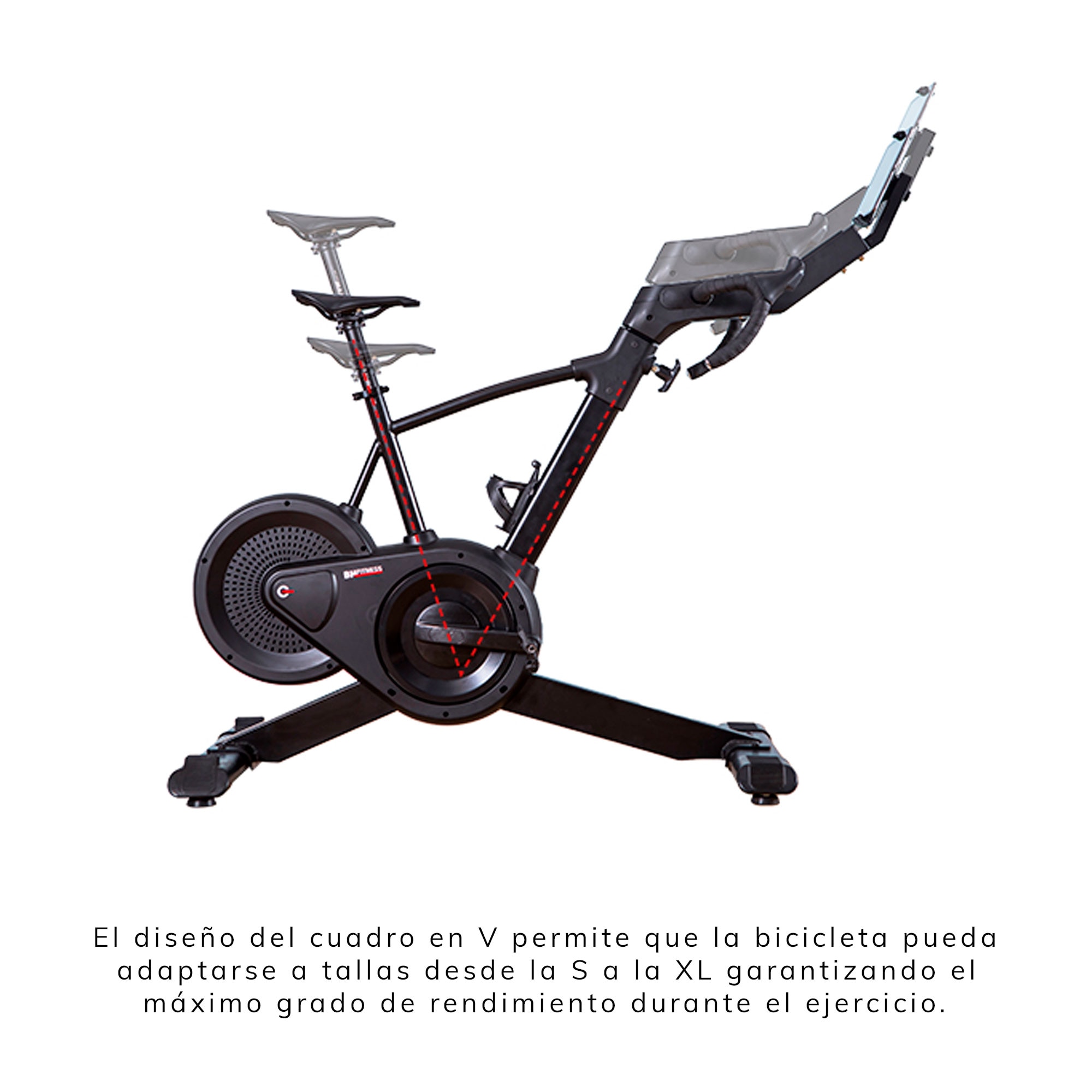 Bicicleta indoor EXERCYCLE H9365RM EC-01 V2 MTB BH Fitness con envío gratis, montaje profesional opcional con cargo 4