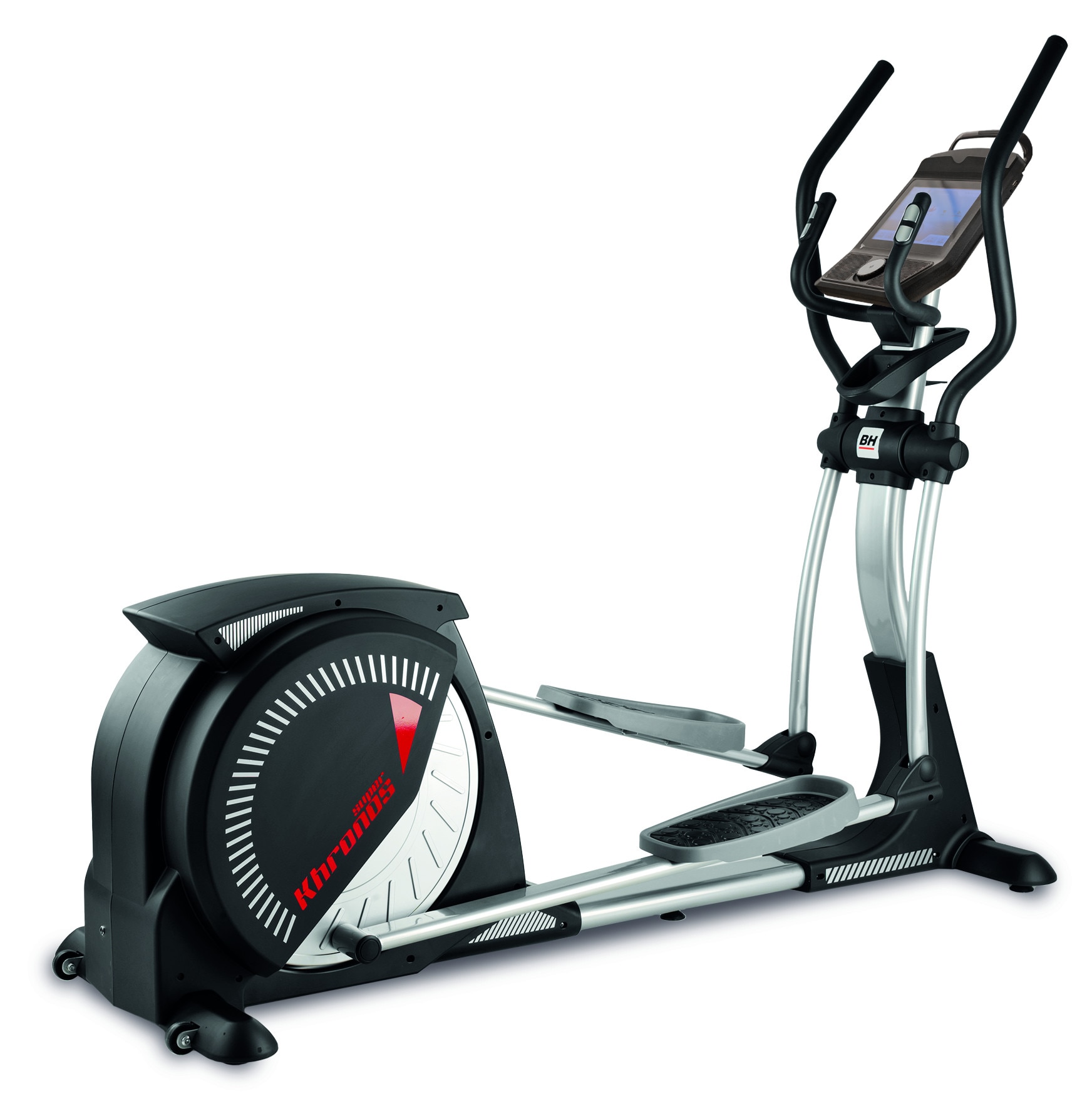 BH Fitness - Bicicleta elíptica G2488TFT Super Khronos Multimedia con envío gratis, montaje profesional opcional con cargo.