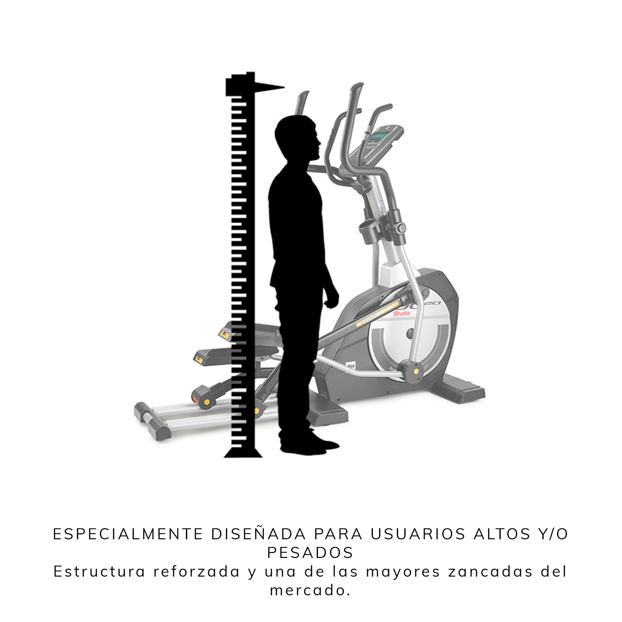 Bicicleta elíptica G868TFTM FDC20 Multimedia con envío gratis, montaje profesional opcional con cargo 4
