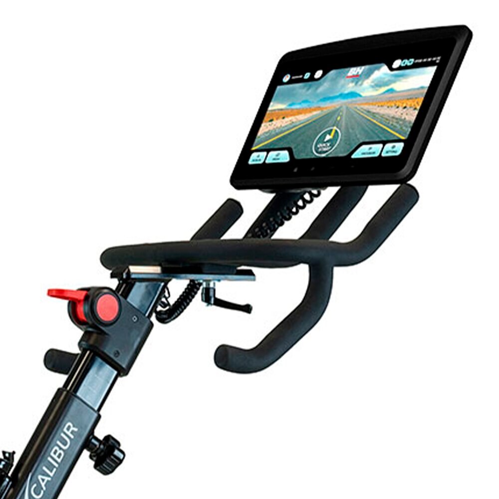 Bicicleta indoor BH Fitness H9340TFT XCALIBUR MULTIMEDIA con envío gratis, montaje profesional opcional con cargo - Negro Negro-3