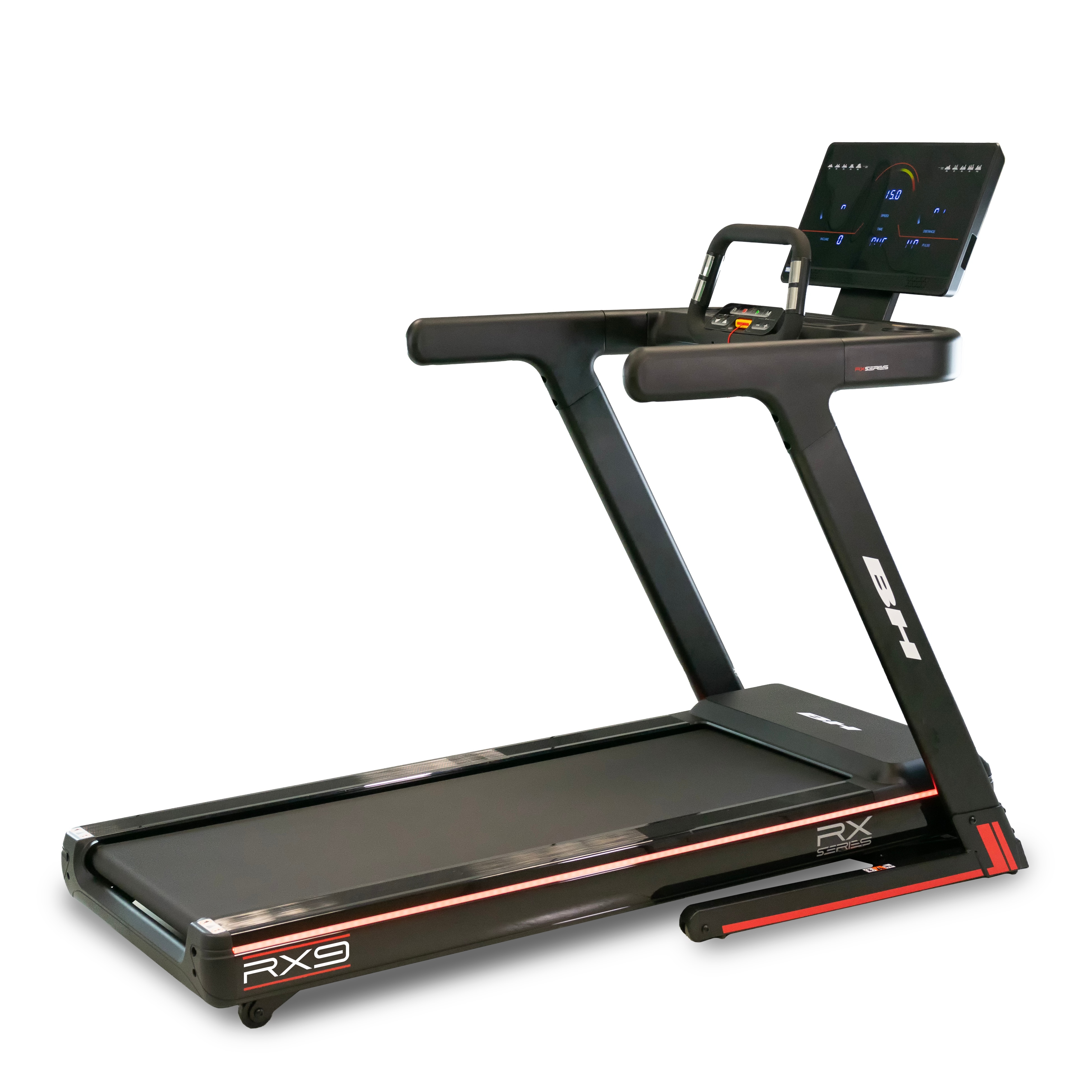 BH Fitness - Cinta de correr G6174N RX9 con montaje profesional opcional con cargo.