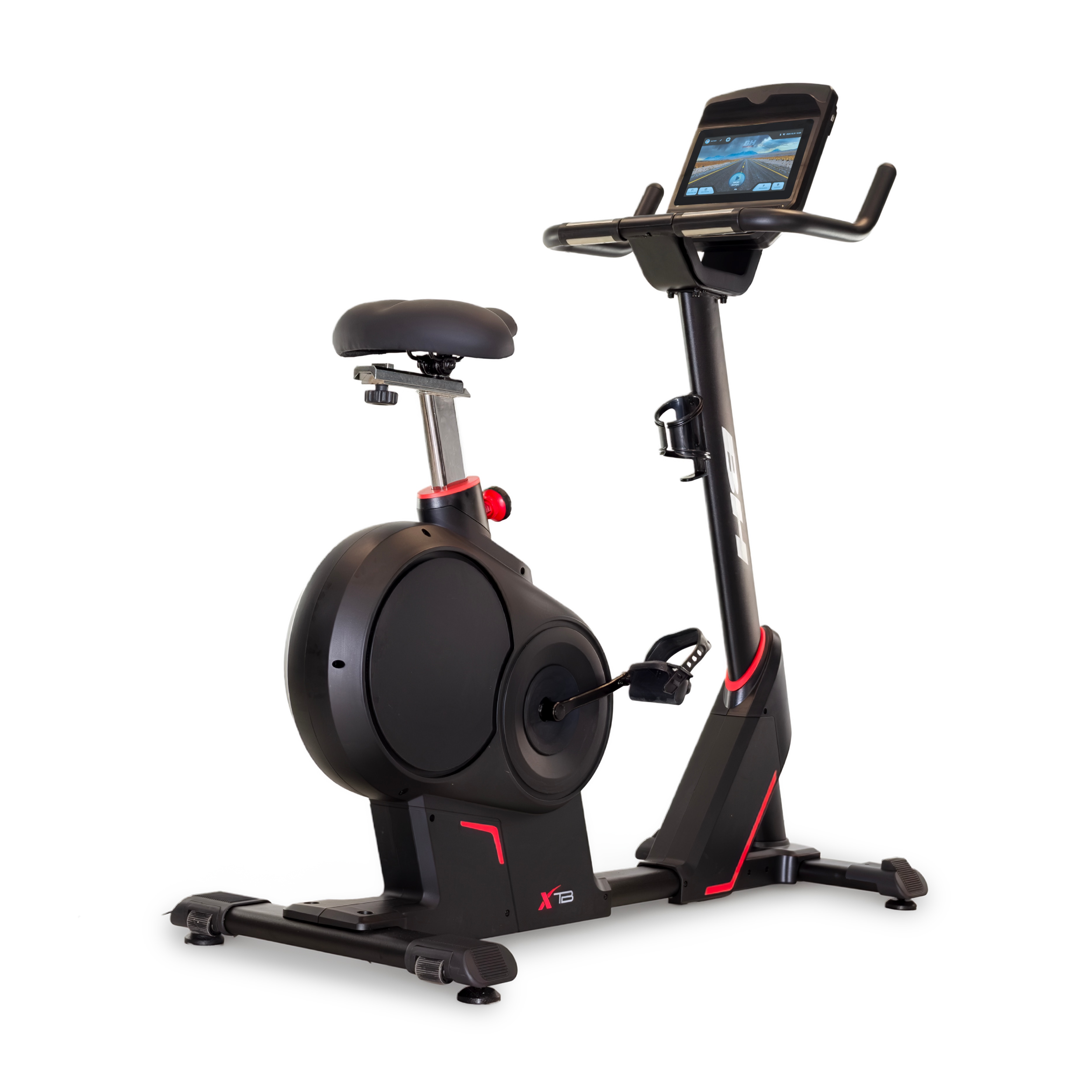 BH Fitness - Bicicleta estática XTB Multimedia 12 H865TFT12 con envío gratis, montaje profesional opcional con cargo.
