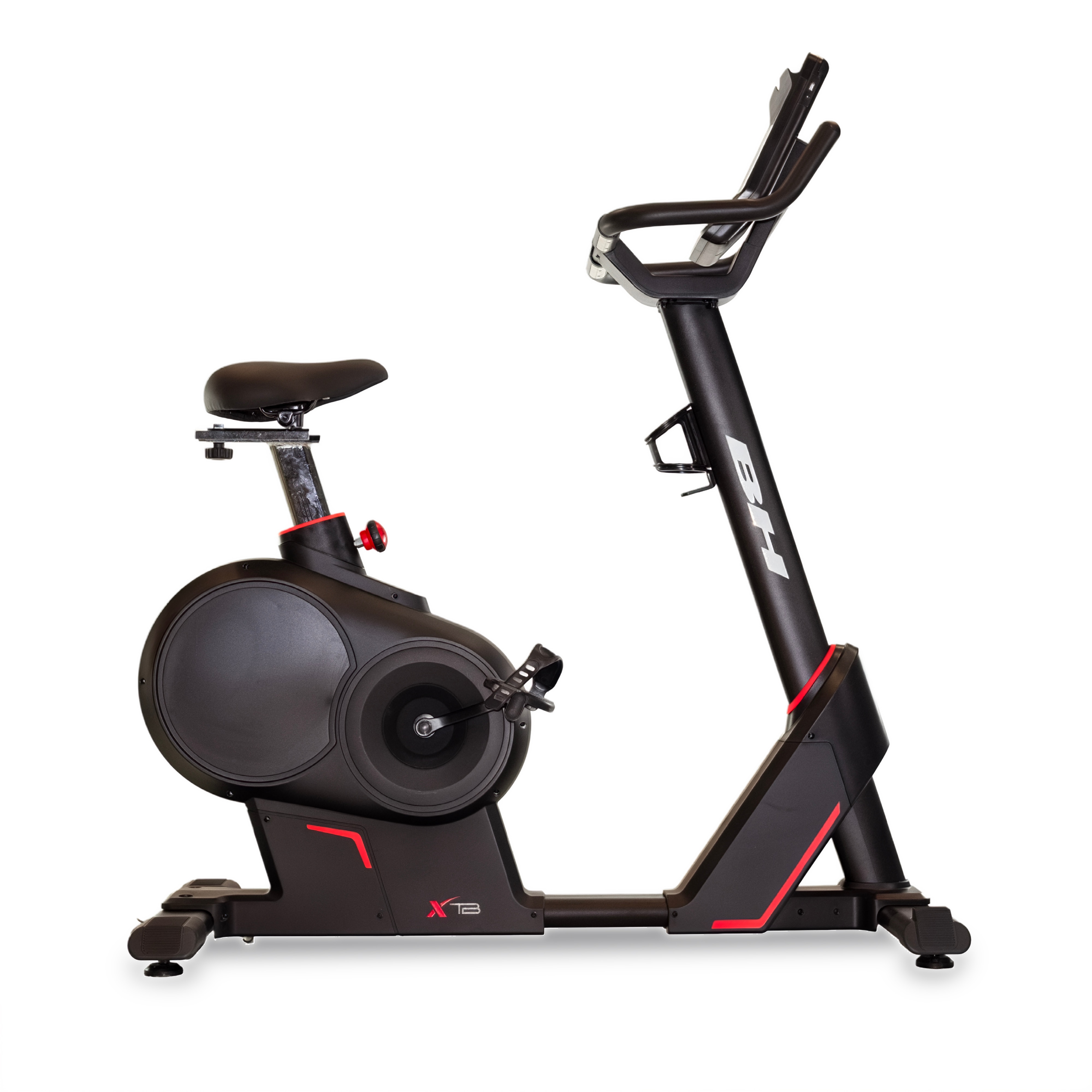 Bicicleta estática XTB LCD 12 H865LCD12 con envío gratis, montaje profesional opcional con cargo - Negro Negro-2