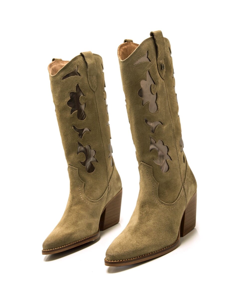 MMaO. Zapatos Destalonados De Mujer Con Tacón Elefante. Tecnología Del