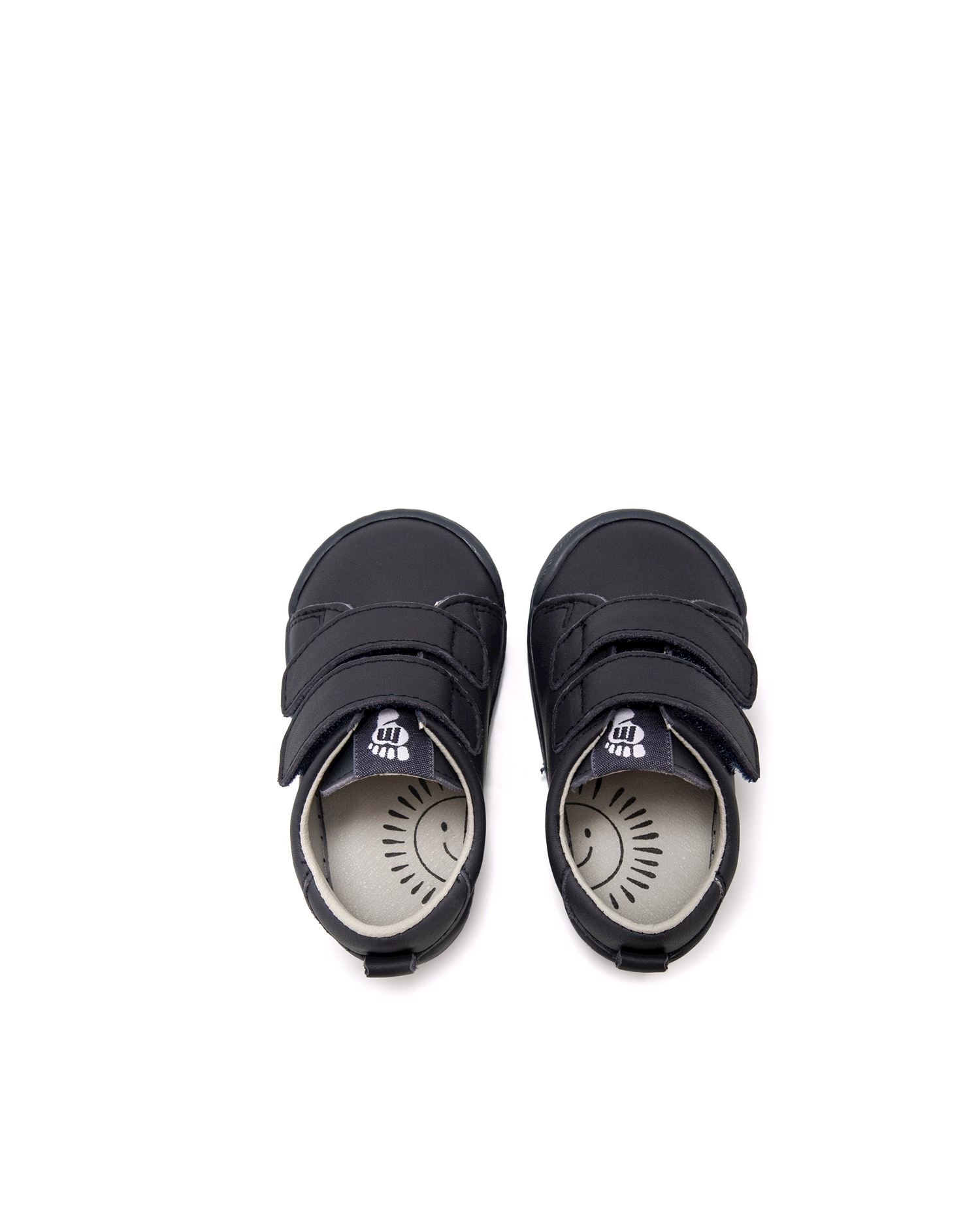 Imagen 6 de Zapatillas de piel de bebé en piel con doble cierre adherente - Azul Cobalto Azul Cobalto