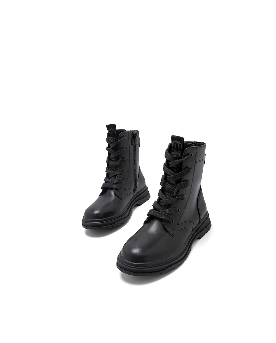 Botas de niña estilo militar con piso grueso · Mustang · El Corte