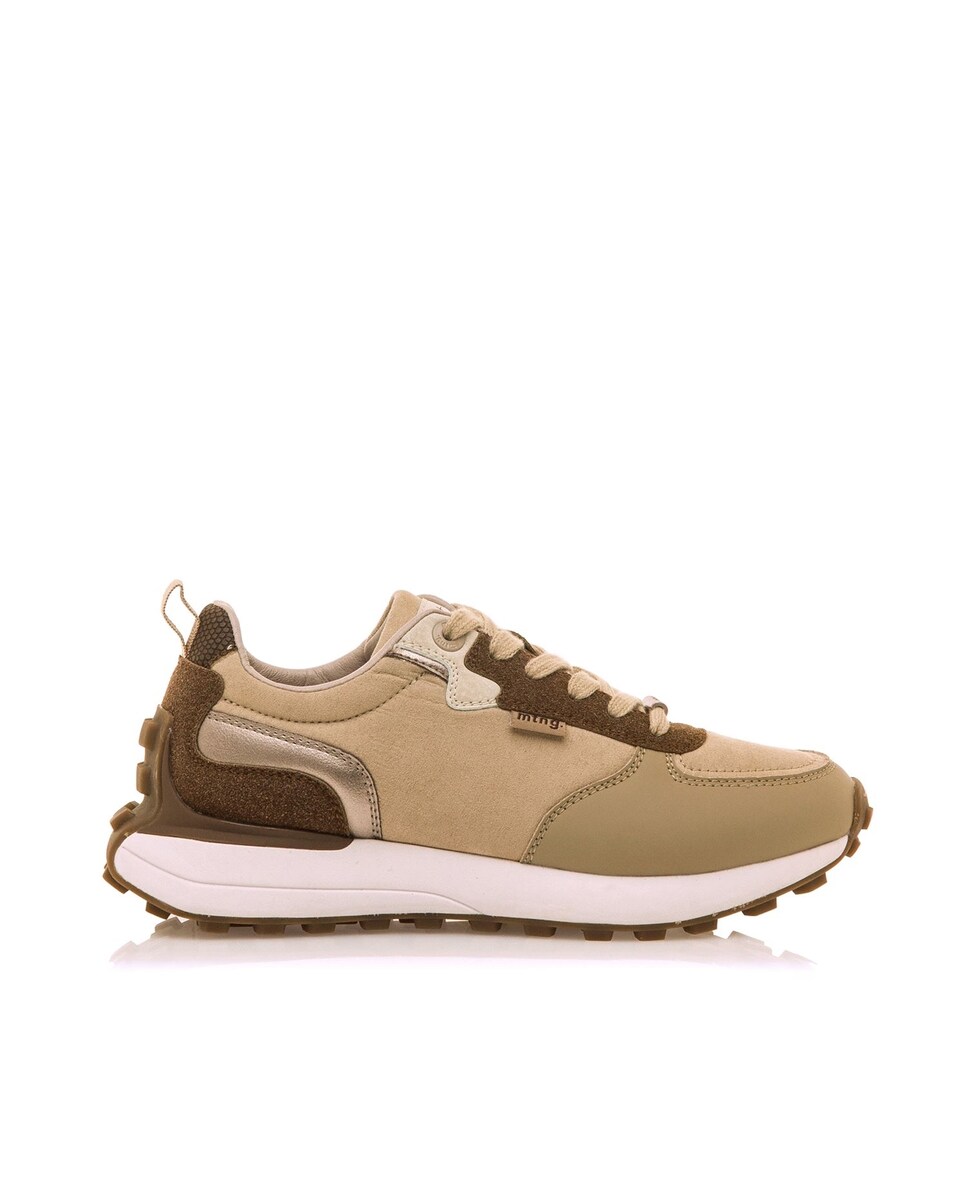 Mustang Bambas Mujer Beige Mustang Zapatillas Deportivas Beige