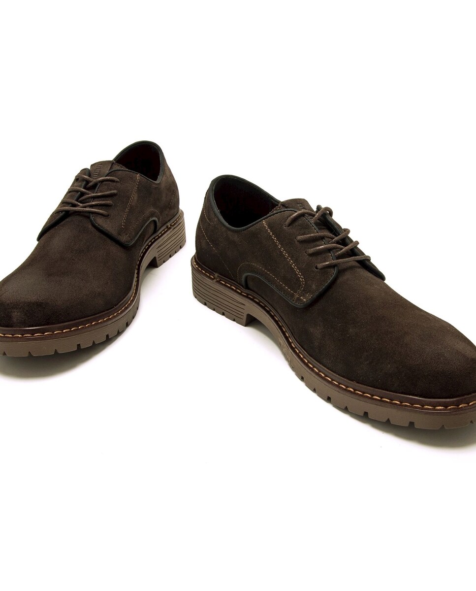 Zapatos de cordones de hombre en piel con cordones finos · Mustang