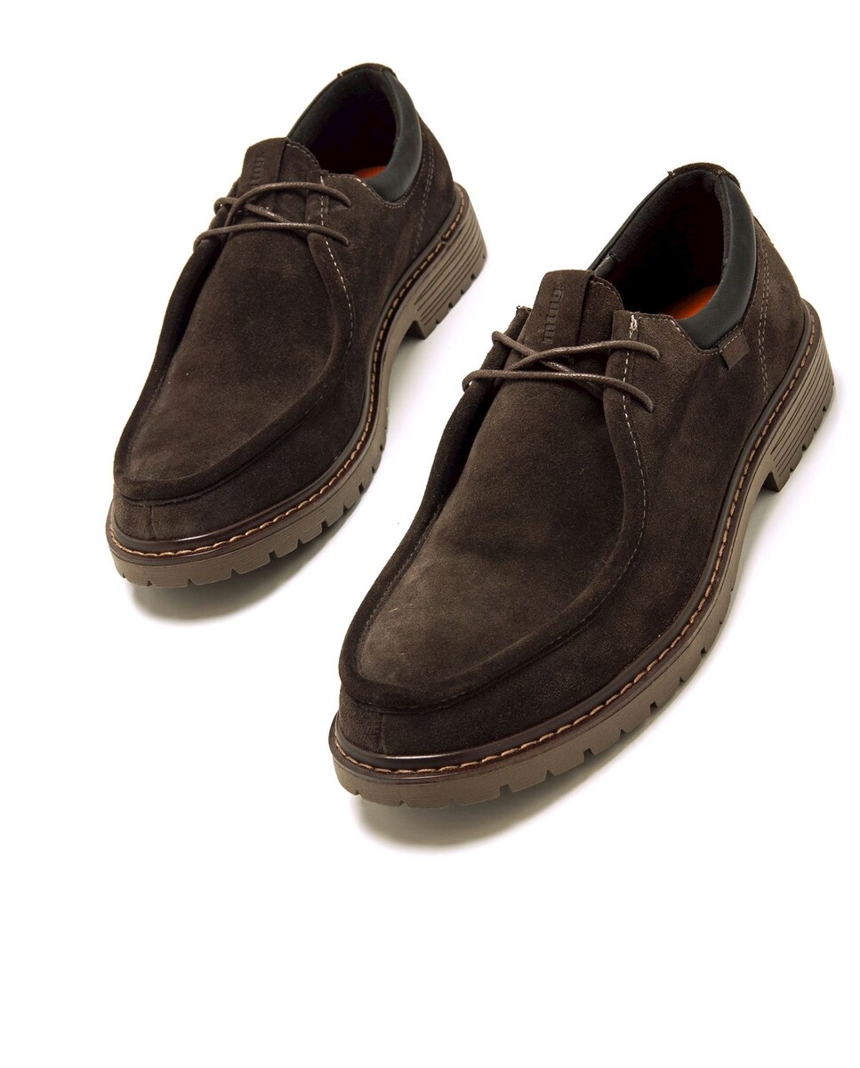 Zapatos de cordones de hombre en piel con cordones finos · Mustang