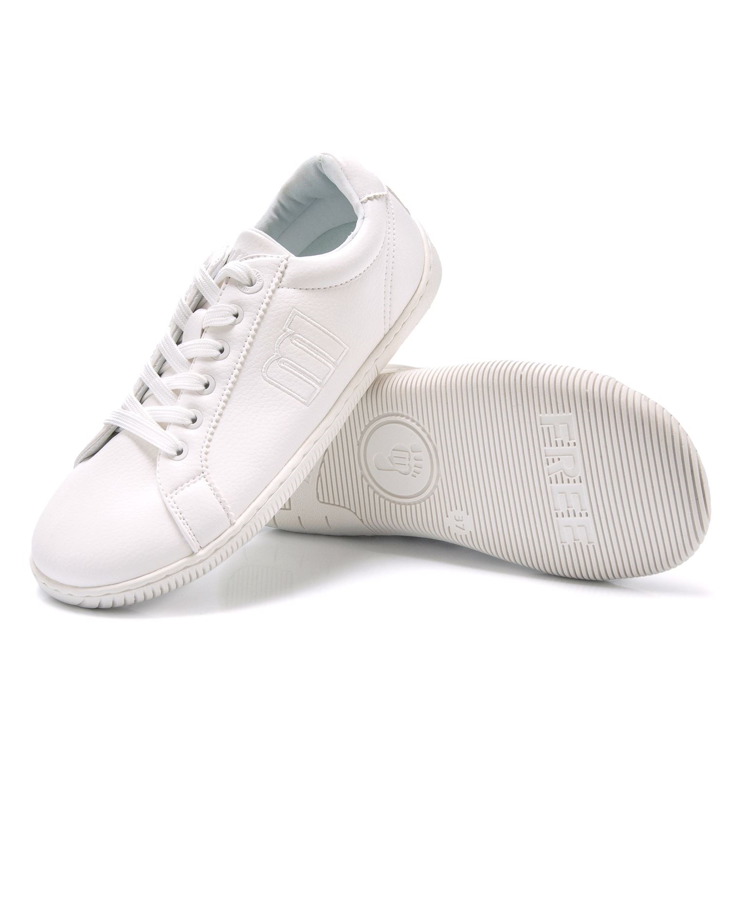 Zapatillas confort de mujer modelo free aria - Mustang - Blanca Blanca-4
