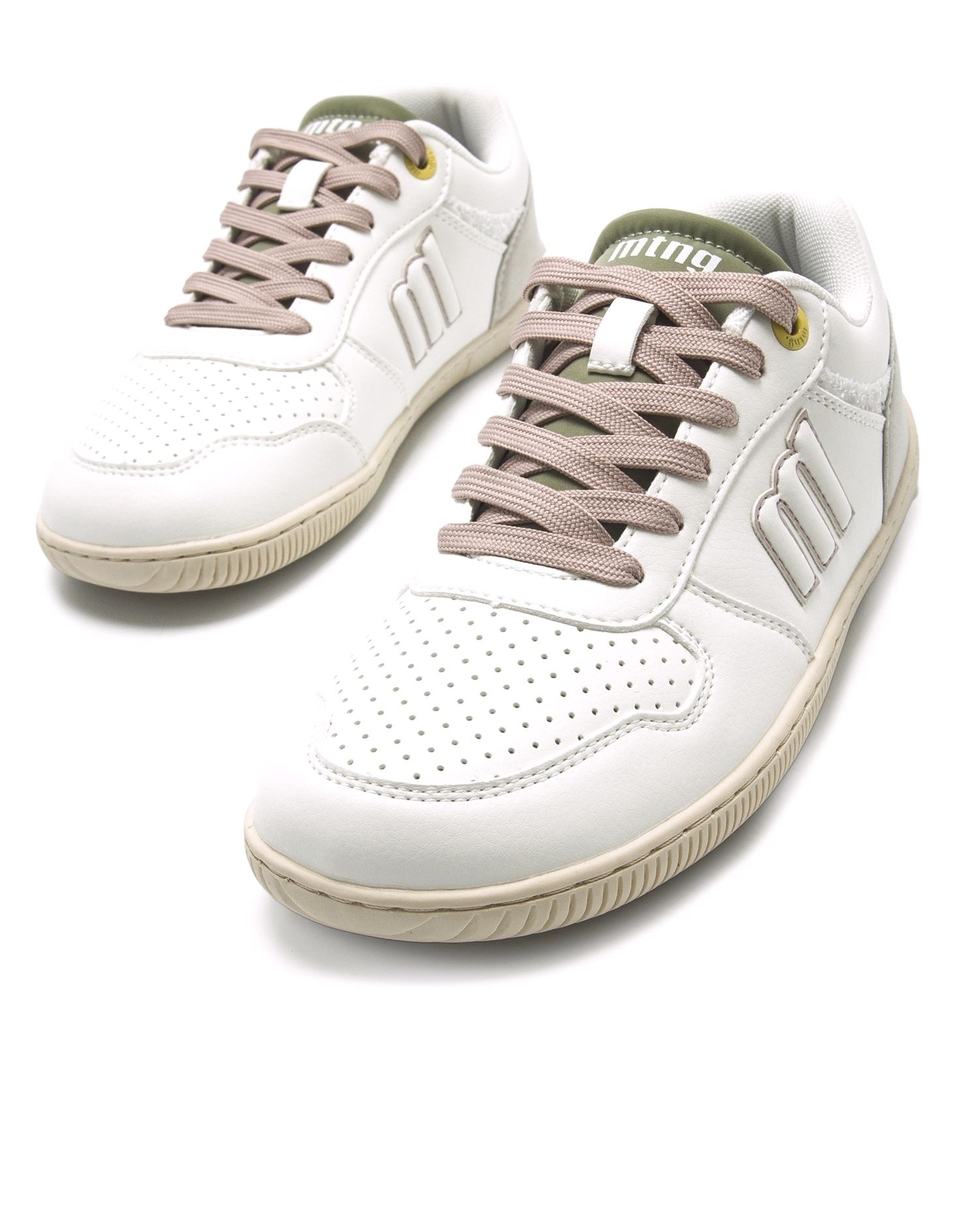 Zapatillas deportivas de mujer con piso respetuoso - Mustang - Crema Crema-3