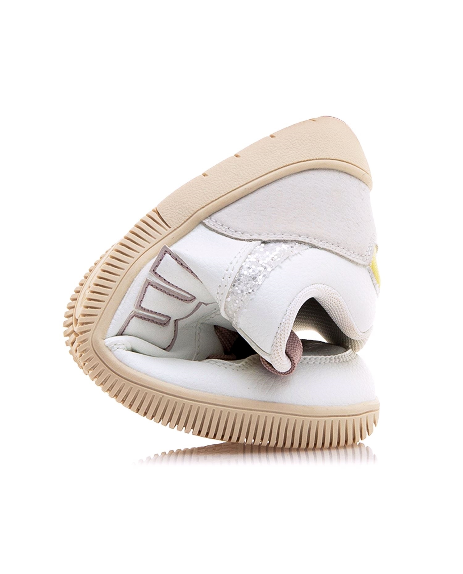 Zapatillas deportivas de mujer con piso respetuoso - Mustang - Crema Crema-4