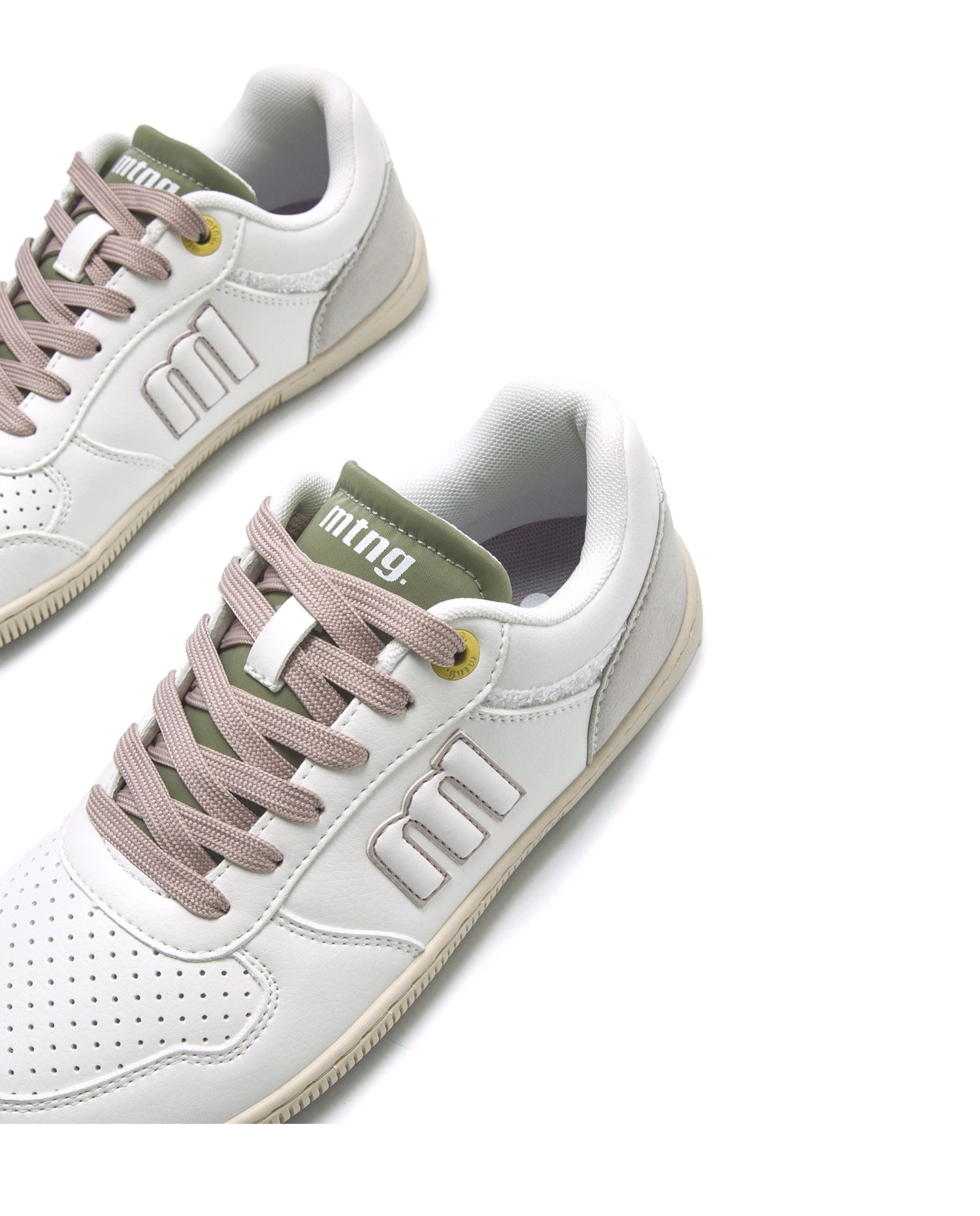 Zapatillas deportivas de mujer con piso respetuoso - Mustang - Crema Crema-6