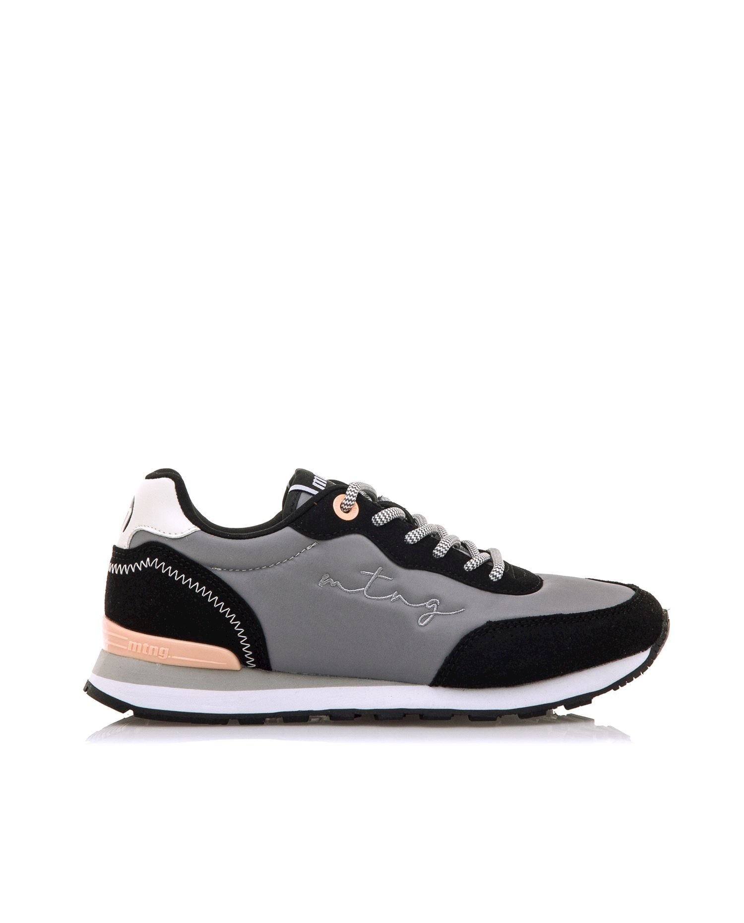 Mustang - Zapatillas deportivas de mujer estilo running con suela dentada.