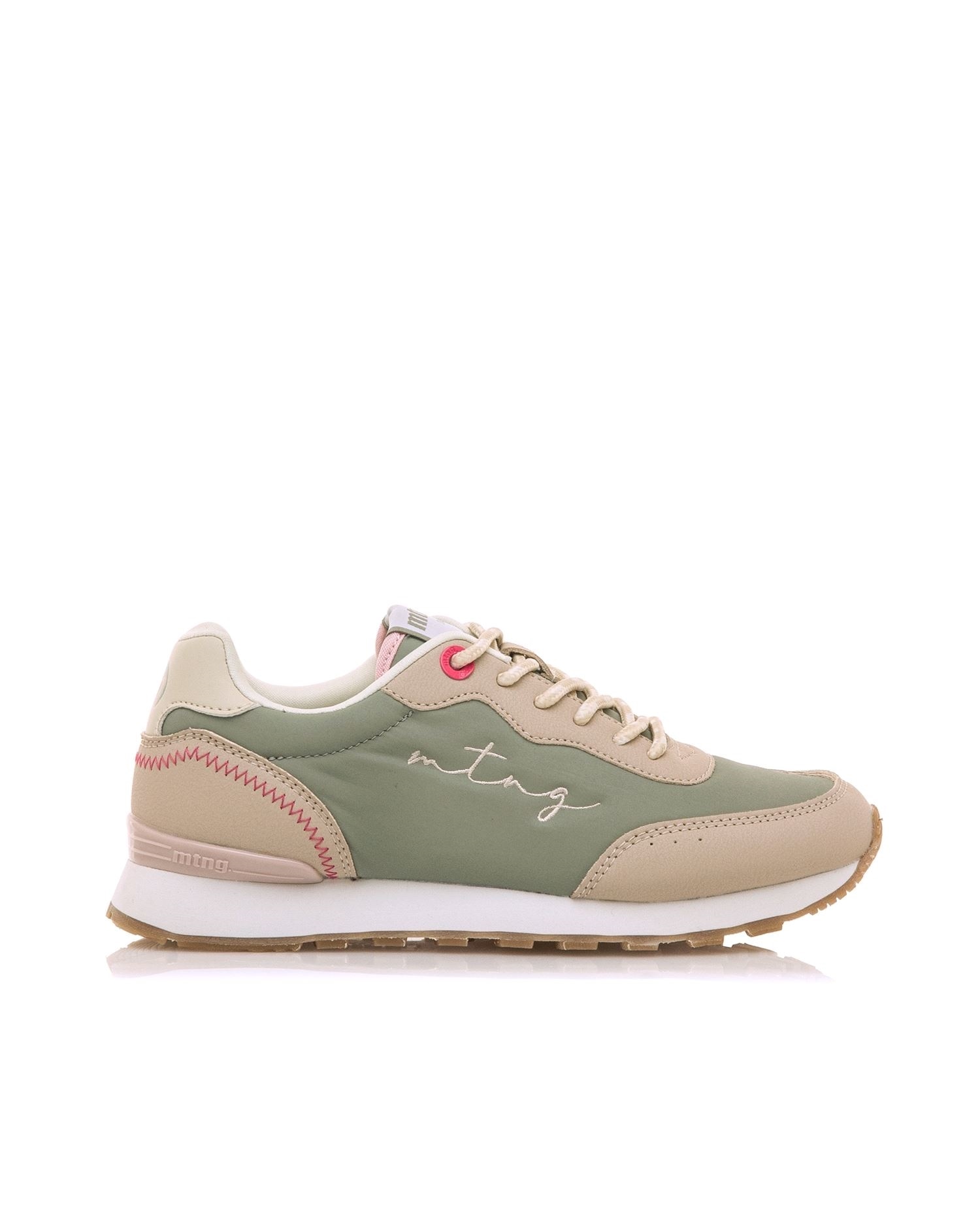 Mustang - Zapatillas deportivas de mujer tipo running bajas con cierre de cordones.