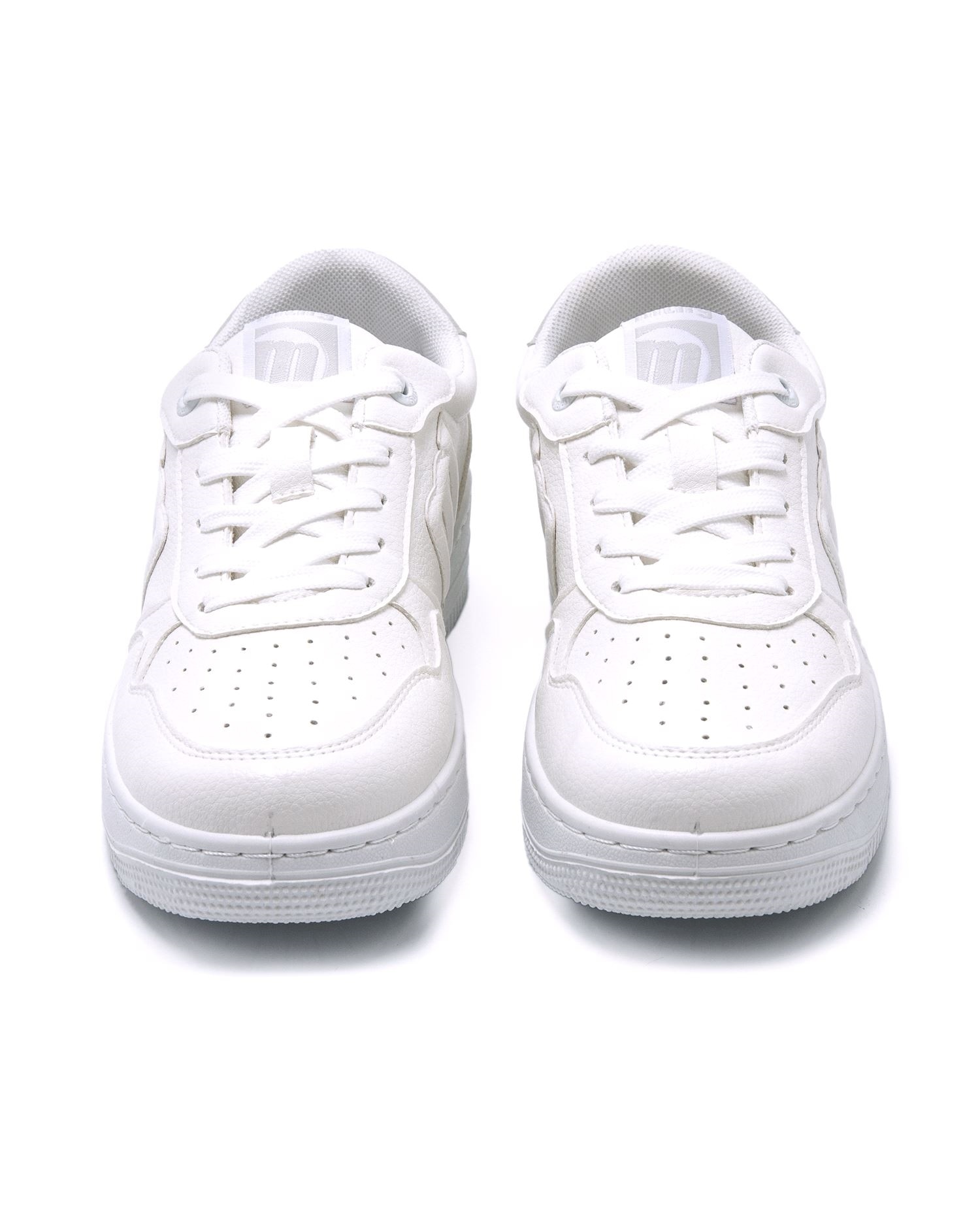 Zapatillas deportivas mujer con piso grueso - Mustang - Blanca Blanca-4