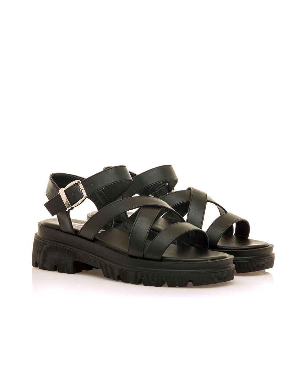 Sandalias Planas Sandalia Negra Mustang Sandalias Mujer Sandalias