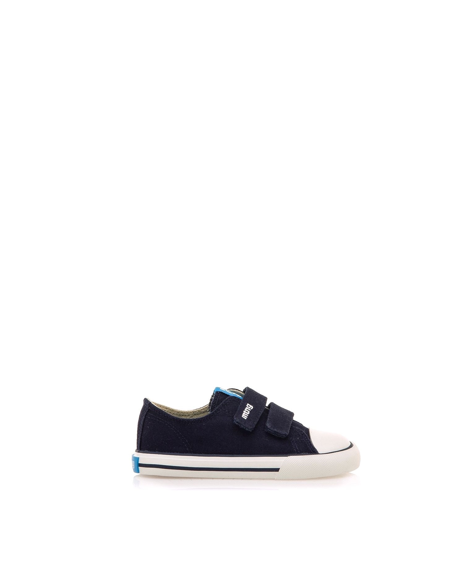 Zapatillas de lona de bebé con suela en blanco - Mustang - Azul marino Azul marino-1