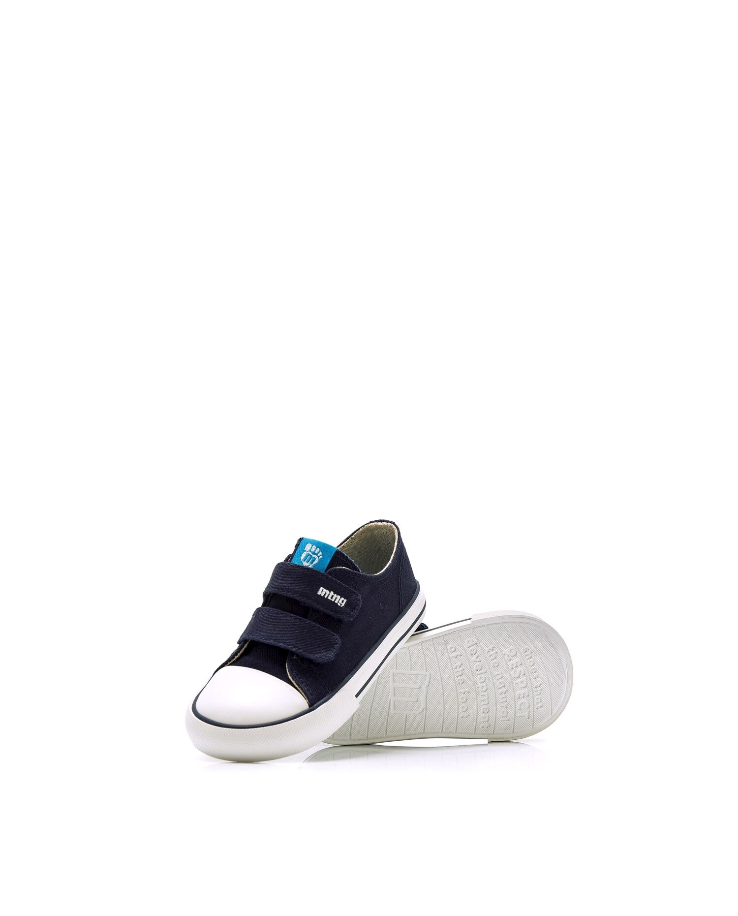 Zapatillas de lona de bebé con suela en blanco - Mustang - Azul marino Azul marino-6