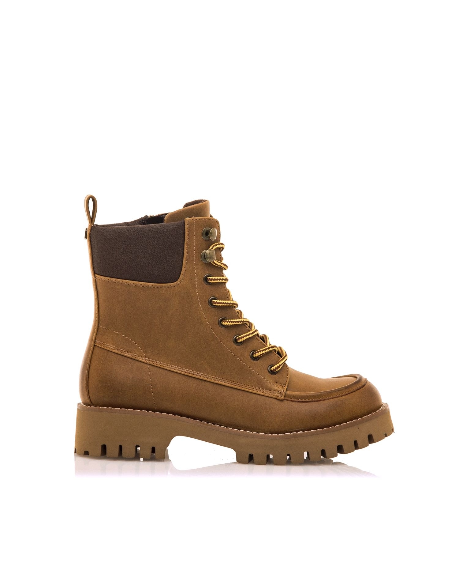Botines Lenox para mujer con suela dentada - Mustang - Marrón Marrón-1