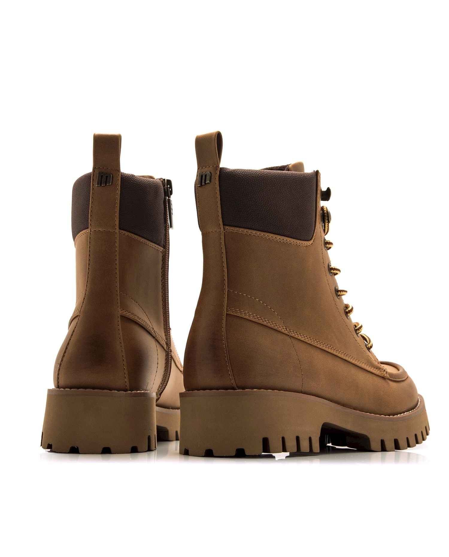 Botines Lenox para mujer con suela dentada - Mustang - Marrón Marrón-7