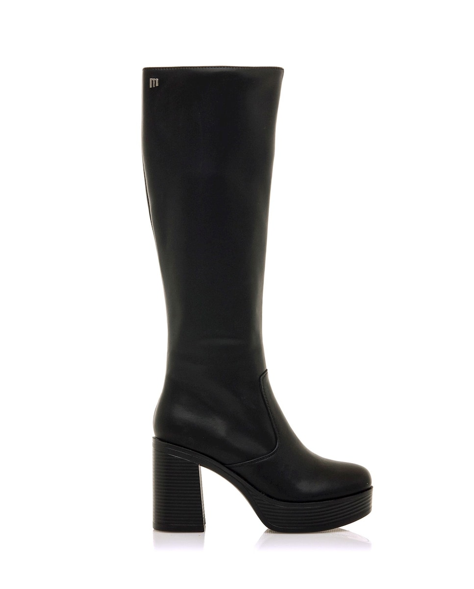 Botines Bota Campera Negra Mustang Botas Negras Mujer Mustang