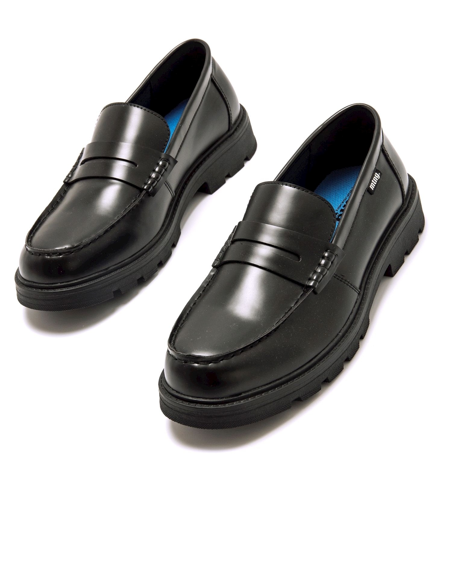 Mocasines de hombre de estilo formal sin cordones - Mustang - Negro Negro-3
