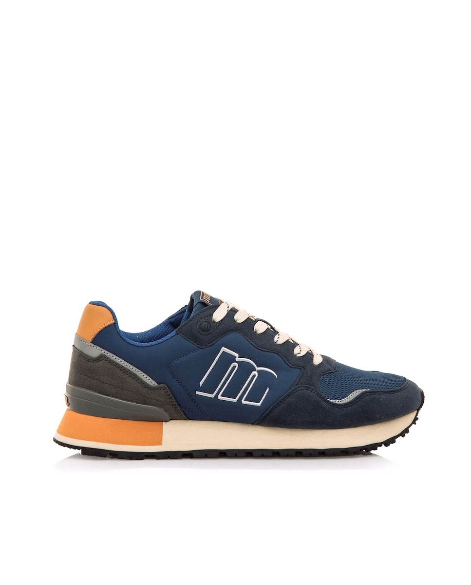 Zapatillas deportivas de hombre tipo running bajas con logotipo