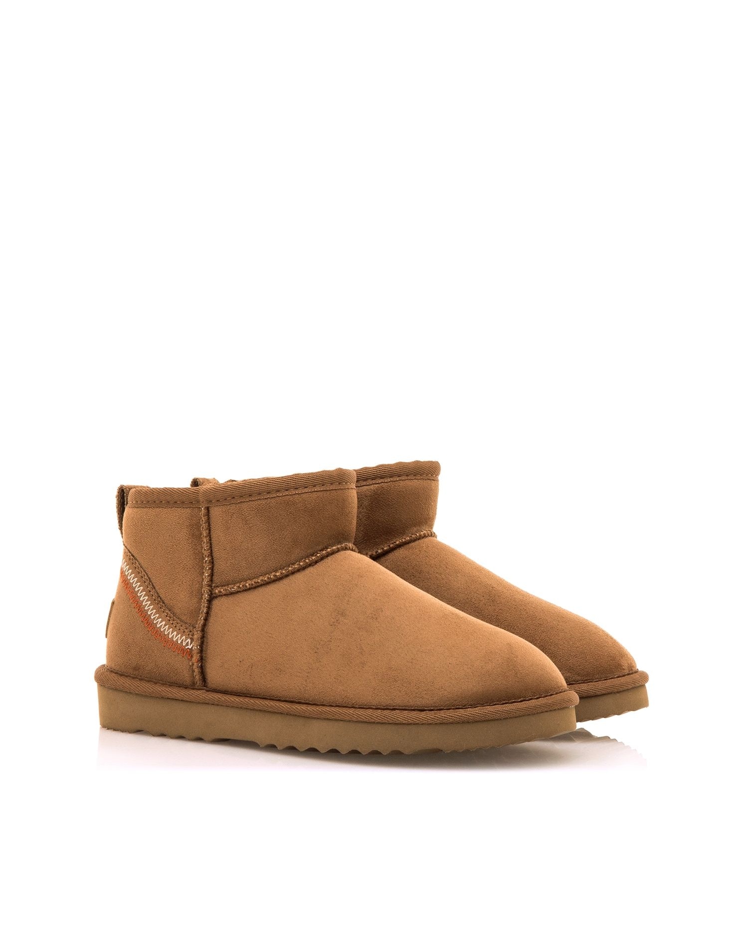 Botines de pelo interior para mujer mustang - Canela Canela-5