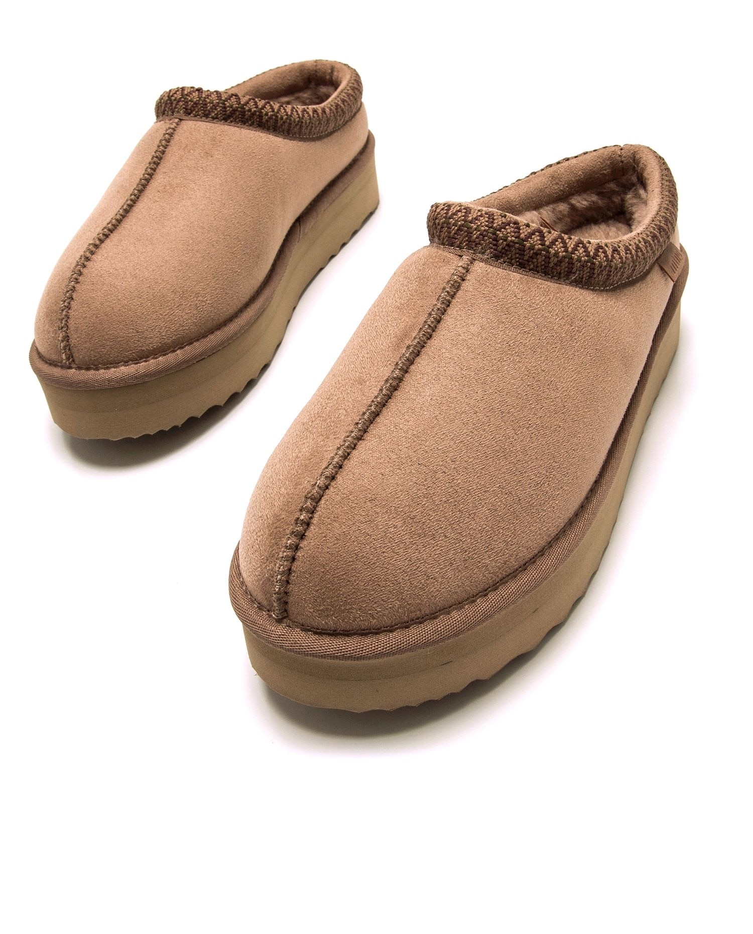 Imagen 3 de Zapatos planos de mujer con pelo interior - Marrón claro Marrón claro