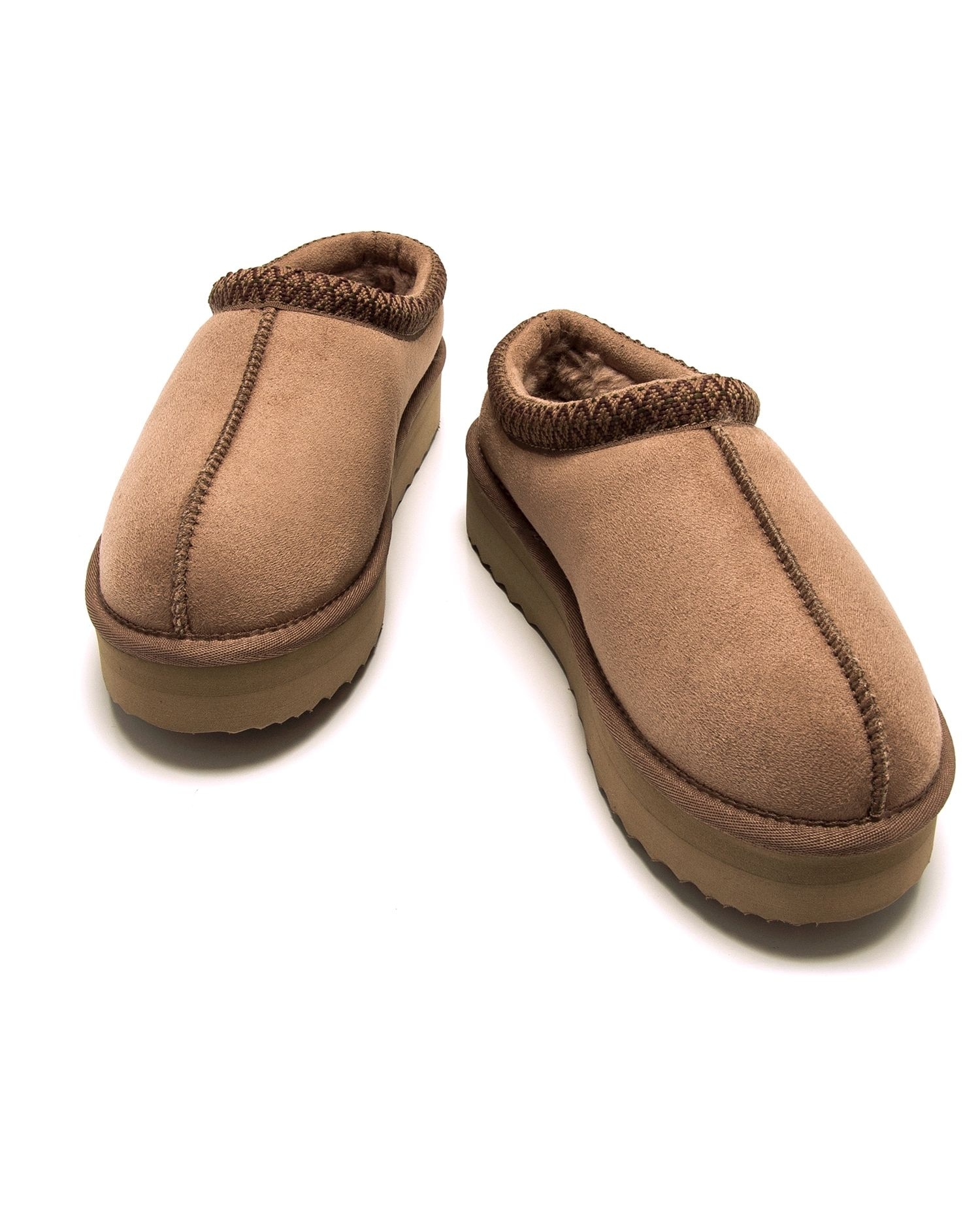 Imagen 4 de Zapatos planos de mujer con pelo interior - Marrón claro Marrón claro
