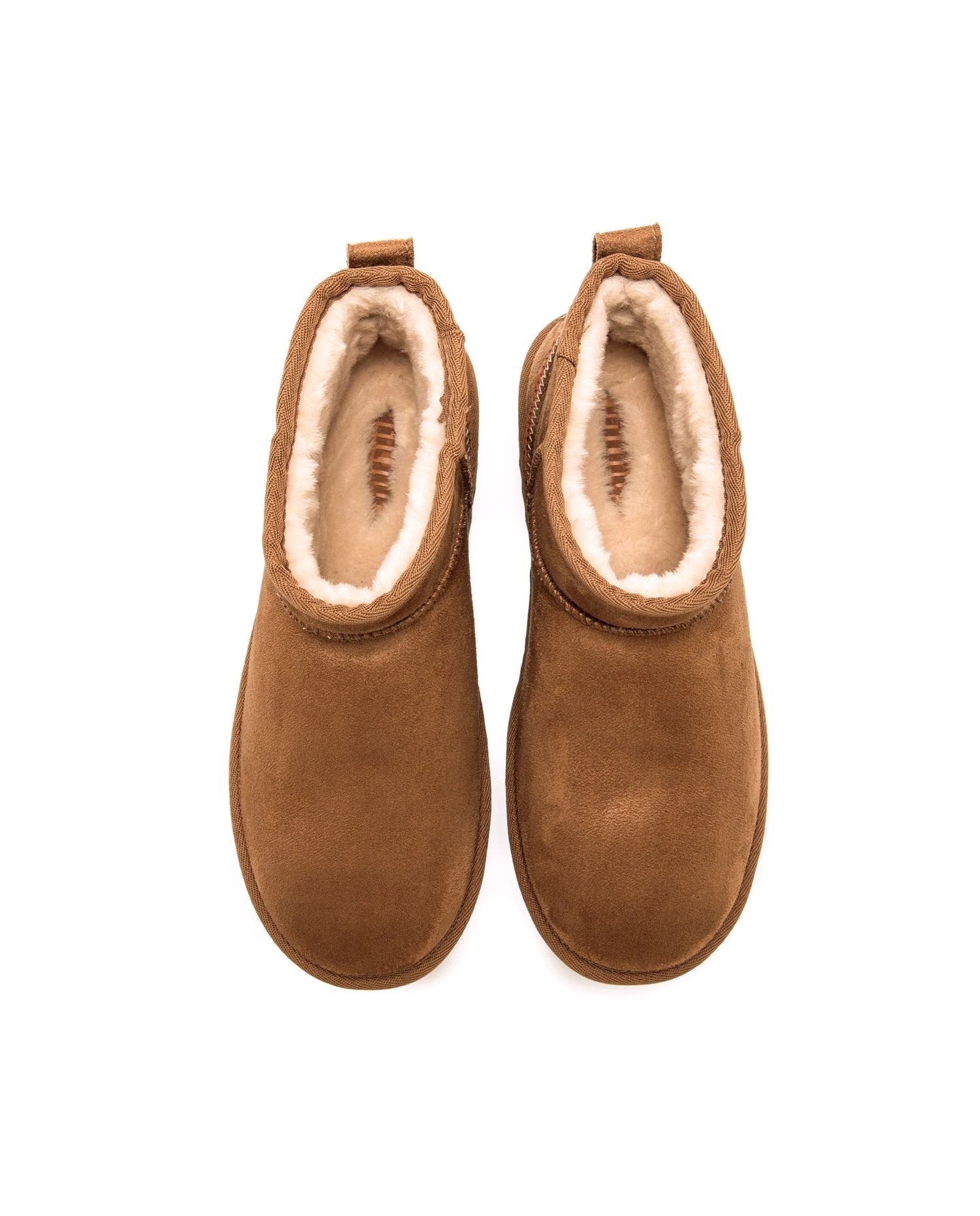 Botines de pelo para mujer con piso doble - Mustang - Canela Canela-4