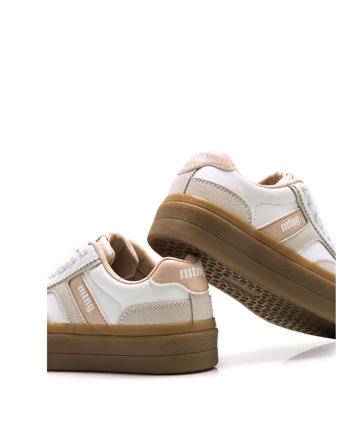 Zapatilla deportiva Bigger de niña con cierre de cordones Blanco Mustang Blanco-2