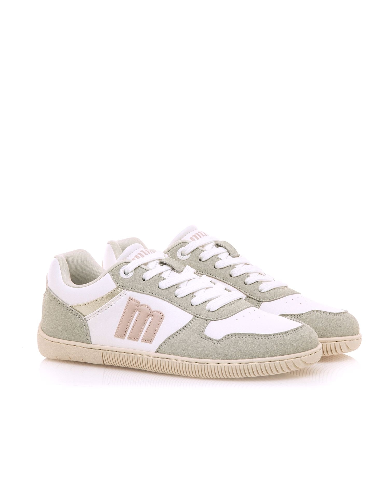 Zapatillas de mujer, de la marca Mtng modelo Free Aria - Mustang - Blanco Blanco-5