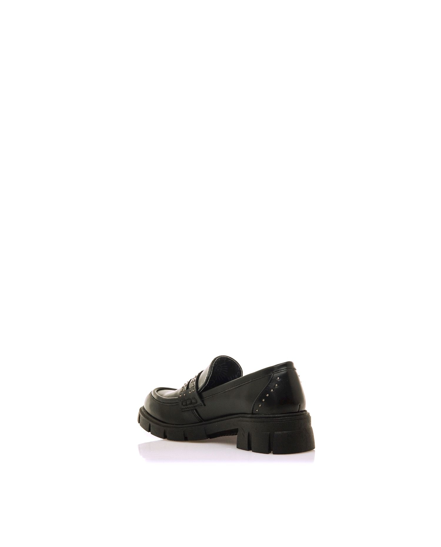 Mocasines de niña con detalles de tachas - Mustang - Negro Negro-4