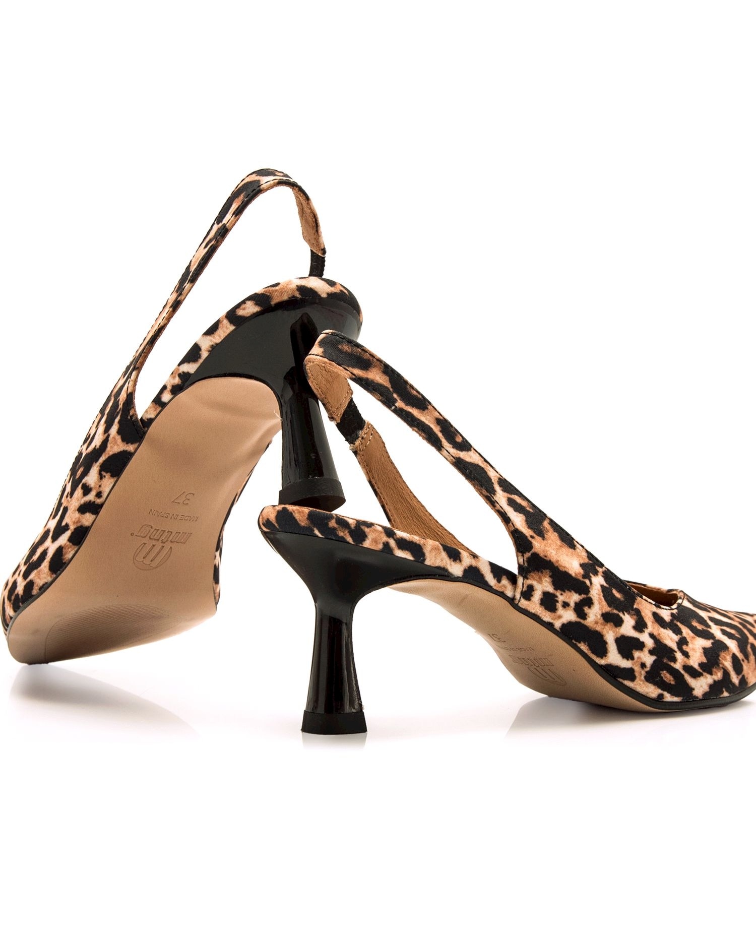 Zapatos de salón de mujer de estilo destalonado - Mustang - Estampado Estampado-2