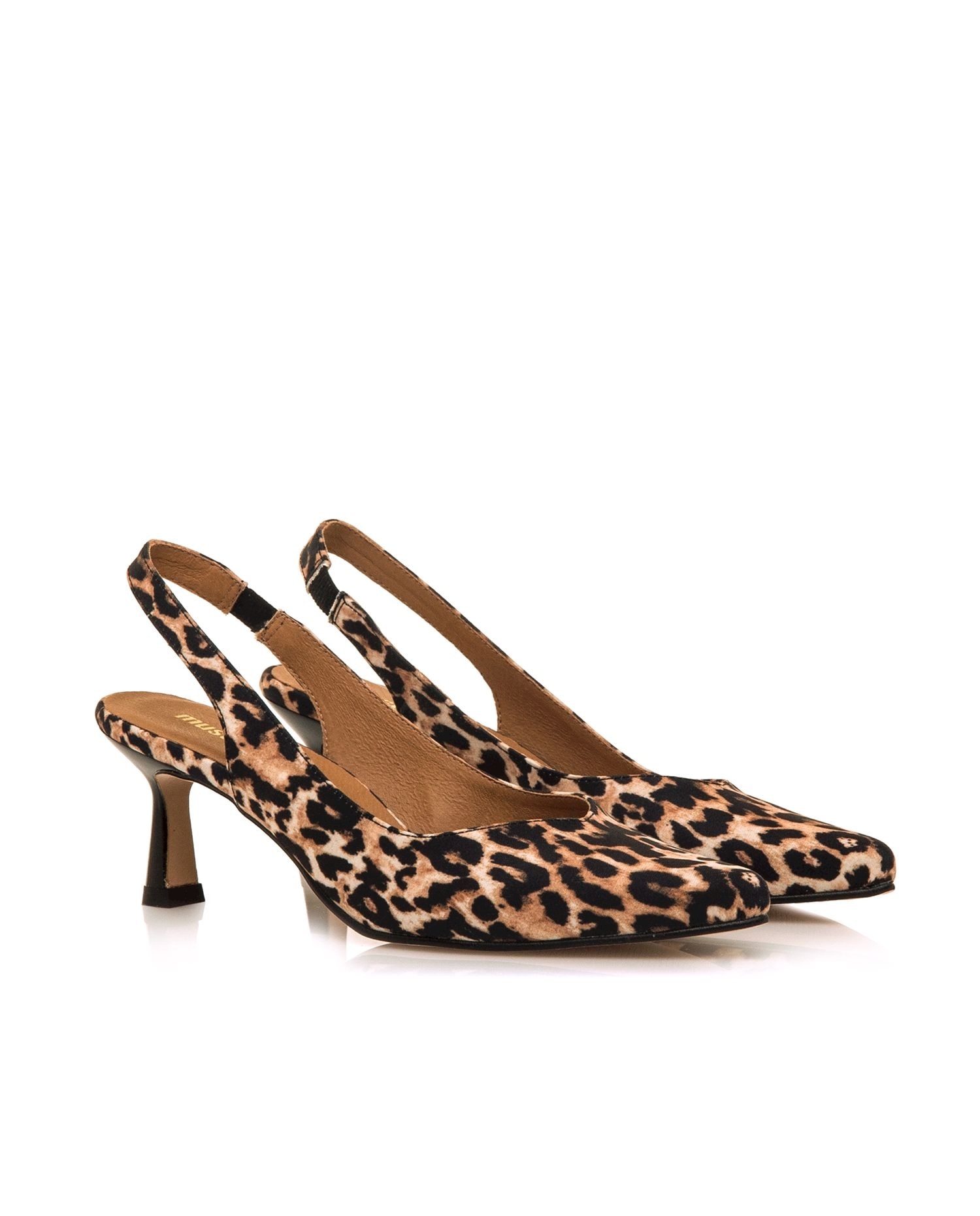 Zapatos de salón de mujer de estilo destalonado - Mustang - Estampado Estampado-5