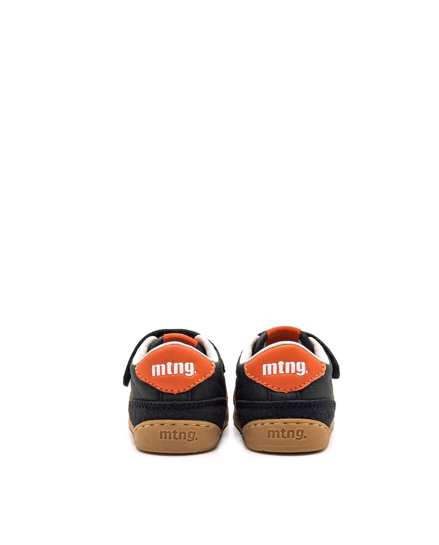Zapatillas deportivas de bebé con cierre adherente - Mustang - Azul marino / Naranja Azul marino / Naranja-3