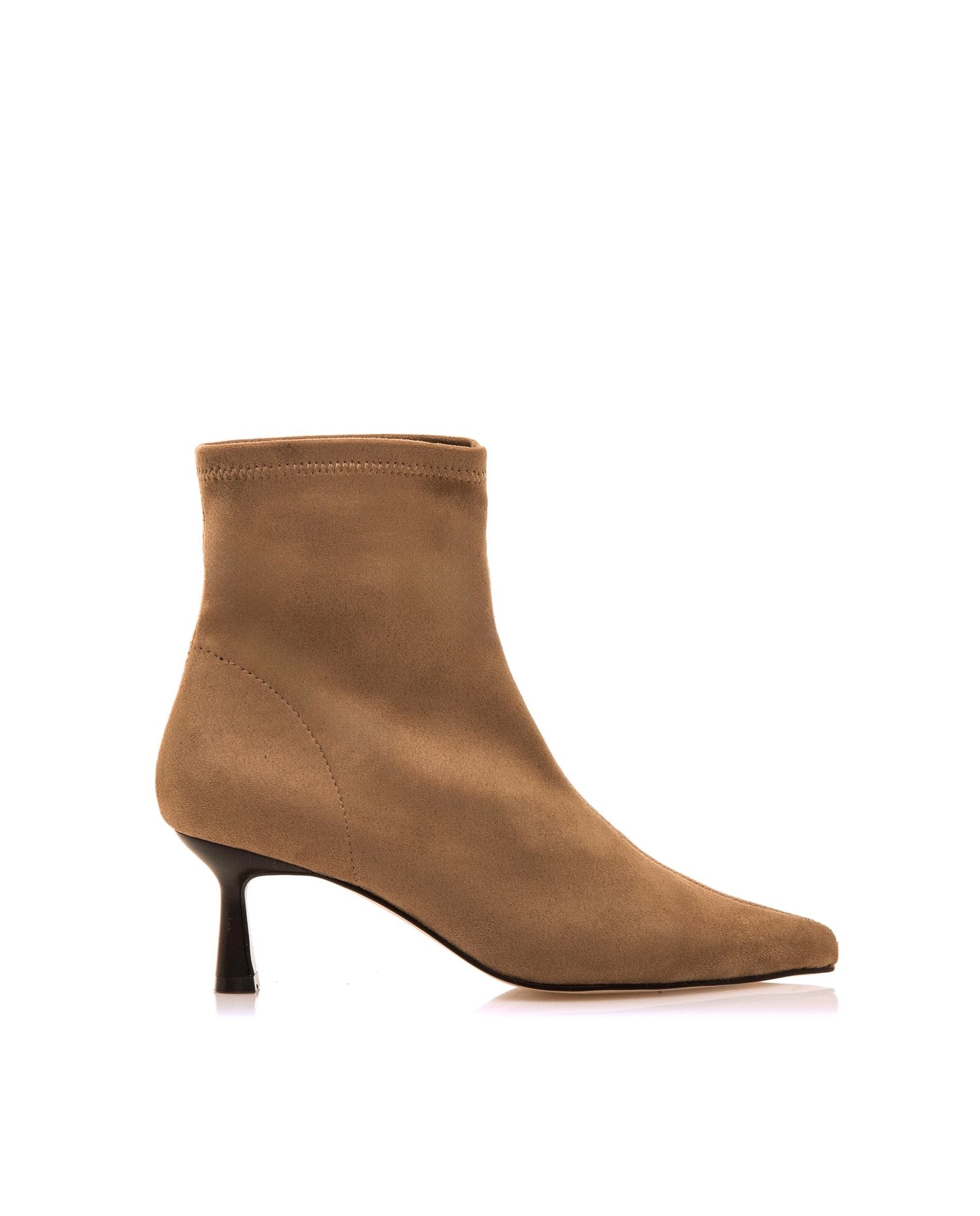 Mustang - Botines básicos de mujer con tacón fino y tejido stretch.