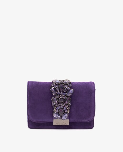 Imagen 0 de Bandolera de mujer de piel con pedrería