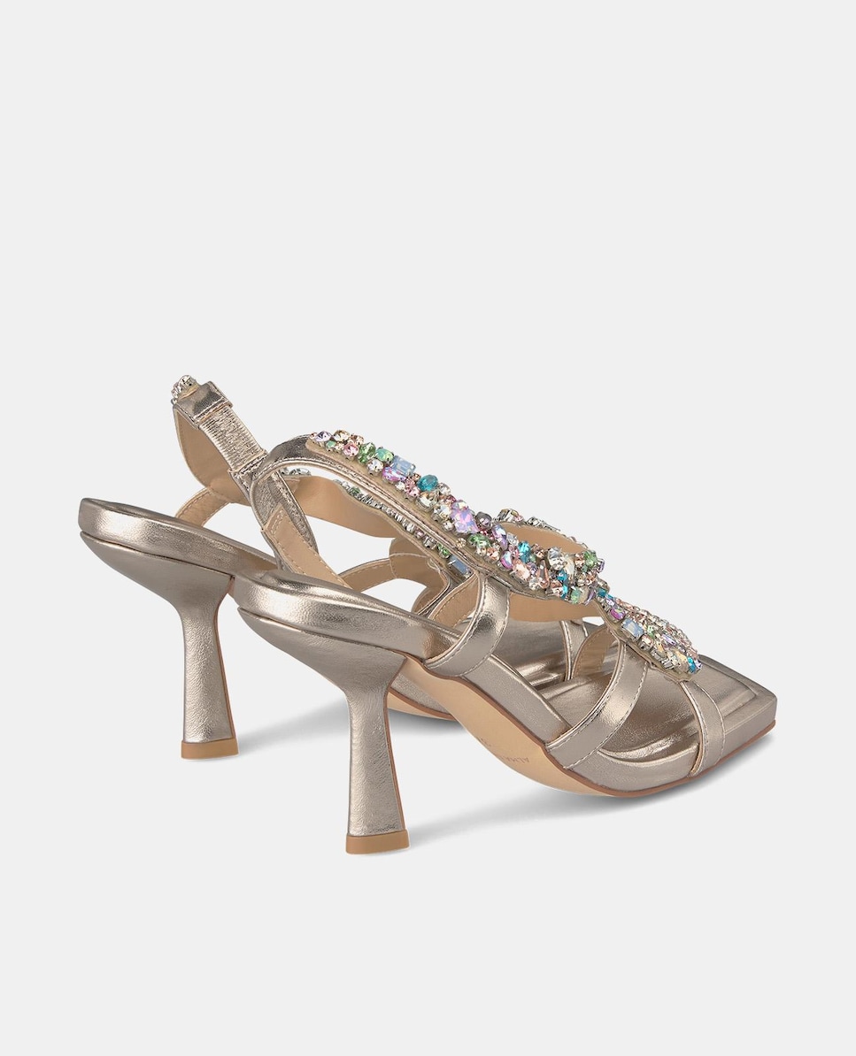 Sandalias Tacones Alma En Pena Snake Mujer Beige Y Sandalias De Tacón Alma  En Pena Serpiente Beige Para Mujer Sandalias Tacones Alma En Pena Snake 