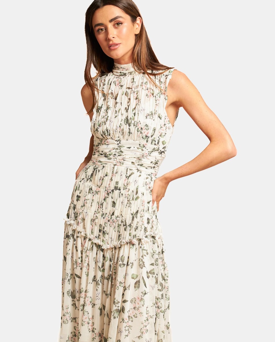 Vestido largo con estampado floral · Alma en Pena · El Corte Inglés