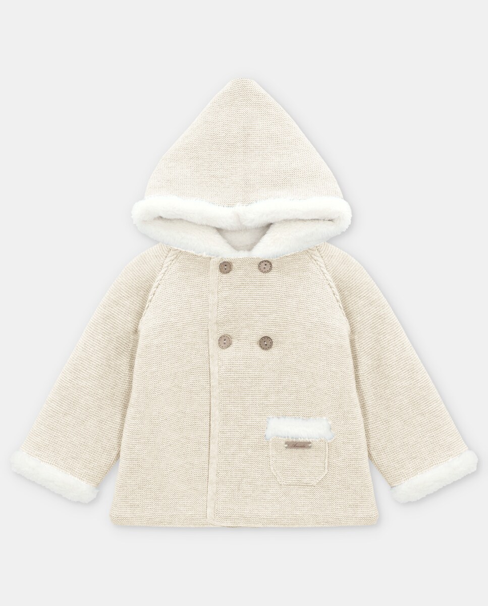 Abrigo Arena Moda Infantil ABRIGO GUATEADO ROSA VALENTINA BEBES