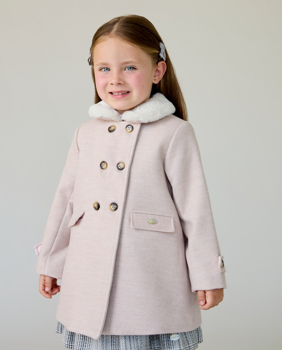 Ropa Abrigo Pelo NiÃ±a El Corte Ingles Abrigo De Paño De Niña Con