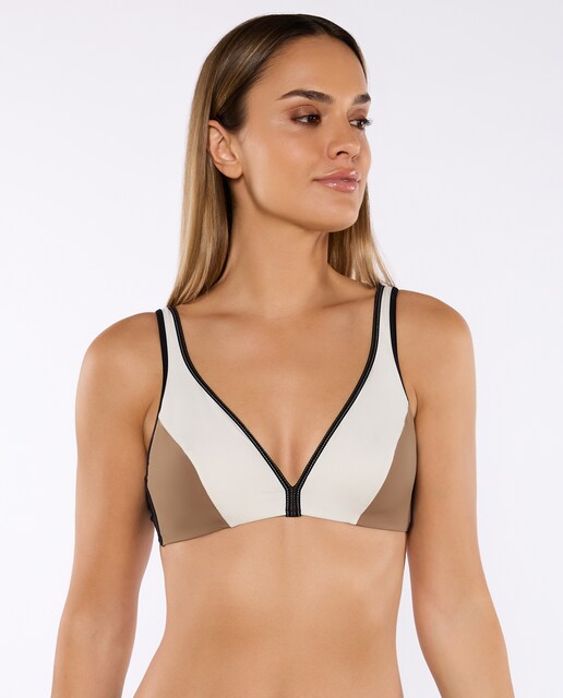 Imagen 0 de Top de bikini FIAMA Aros Copa C con contorno y tirante graduable